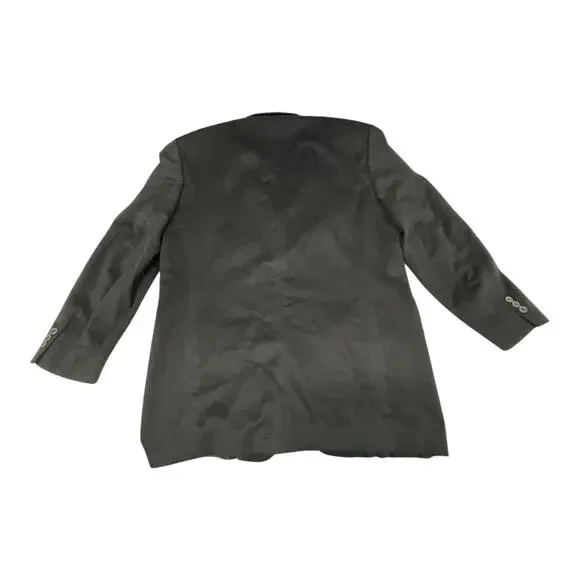 Jack Victor Prossimo 42L Men's Black Loro Piana Cashmere Blazer Classic Preppy